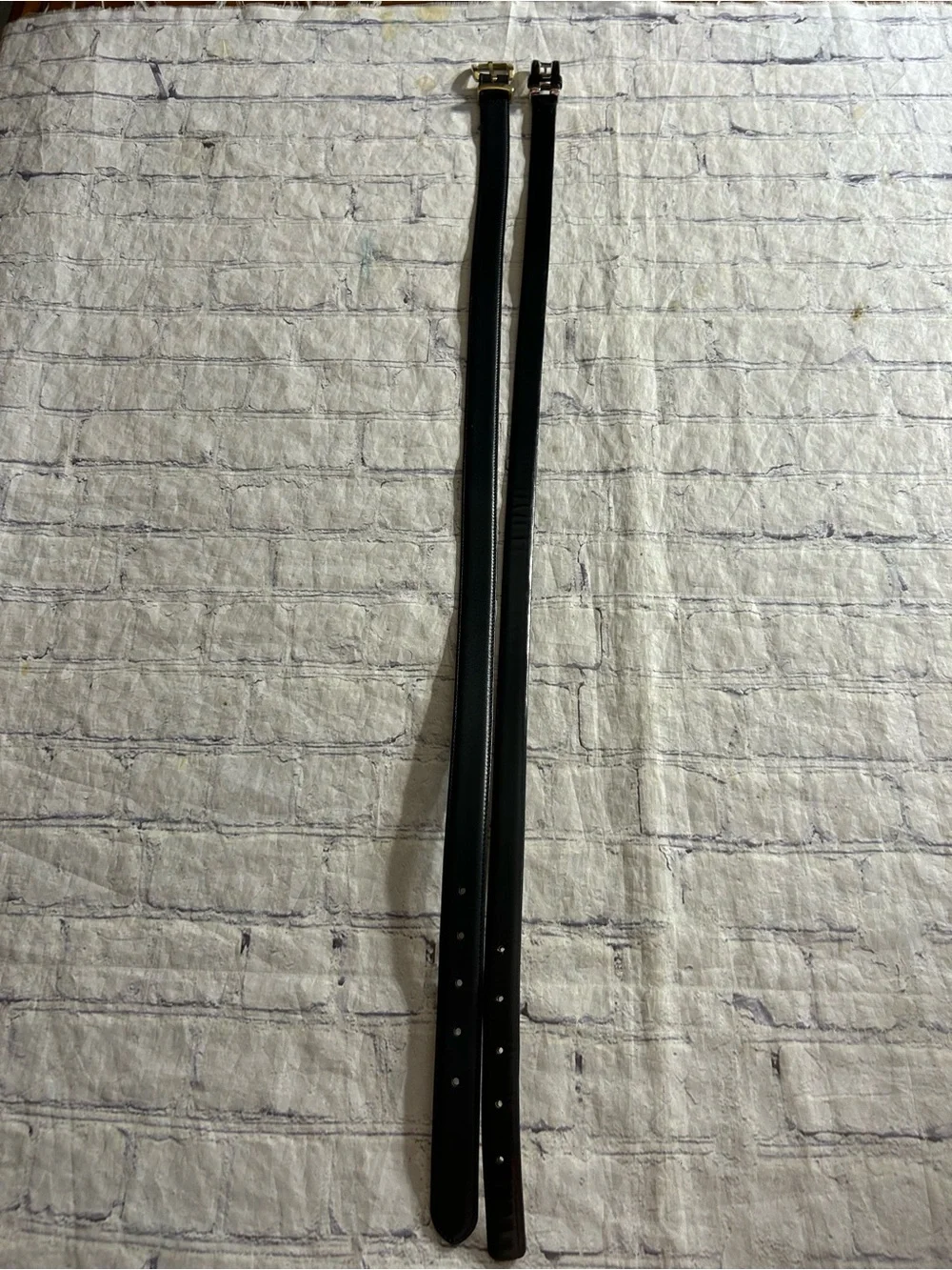 TALBOTS BLACK LEATHER ITALY & USA MADE CLASSIC CHIC BELTS SIZE MEDIUM